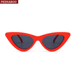 PEEKABOO Retro Cat Eye Sunglasses